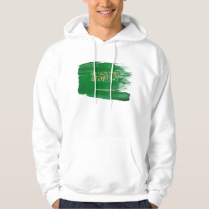 Sweat - shirt à capuche de drapeau de l'Arabie