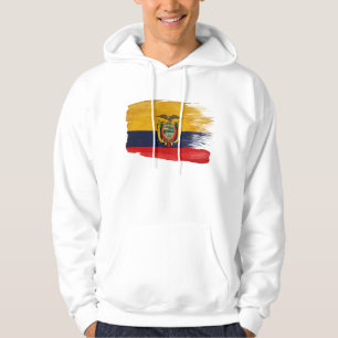 Sweat - shirt à capuche de drapeau de l'Equateur
