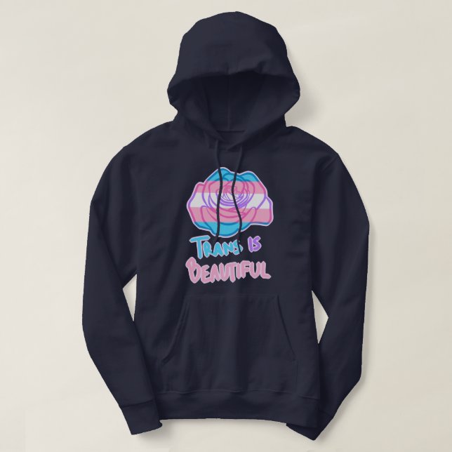 Sweat - shirt à capuche de fierté de transport (Design devant)
