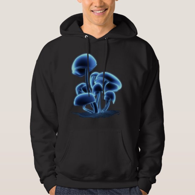 Sweat - shirt à capuche de fluorescence (sans mots (Devant)