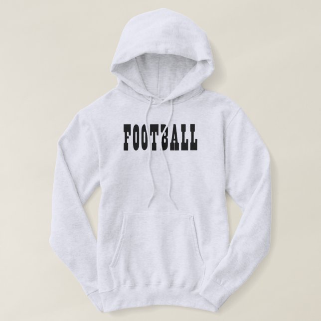 Sweat - shirt à capuche de football (Design devant)