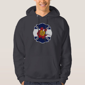 Sweat - shirt à capuche de formation du feu du