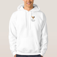 Sweat - shirt à capuche de frelons - double logo