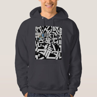 Sweat - shirt à capuche de graffiti de