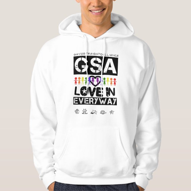 Sweat - shirt à capuche de GSA (Devant)