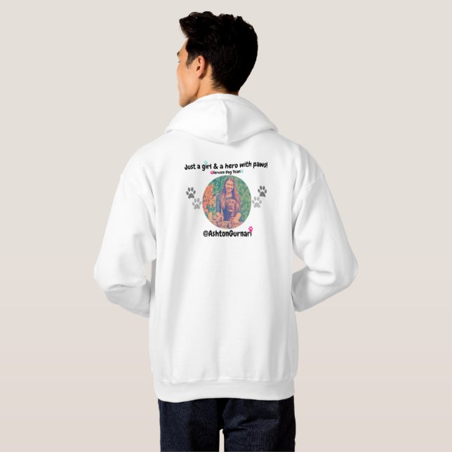 sweat - shirt à capuche de héros (Dos entier)