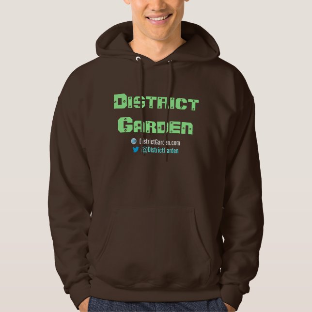 Sweat - shirt à capuche de jardin de secteur (Devant)