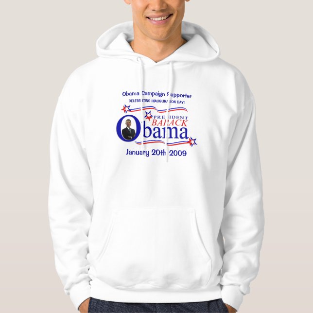 Sweat - shirt à capuche de jour d'inauguration du (Devant)