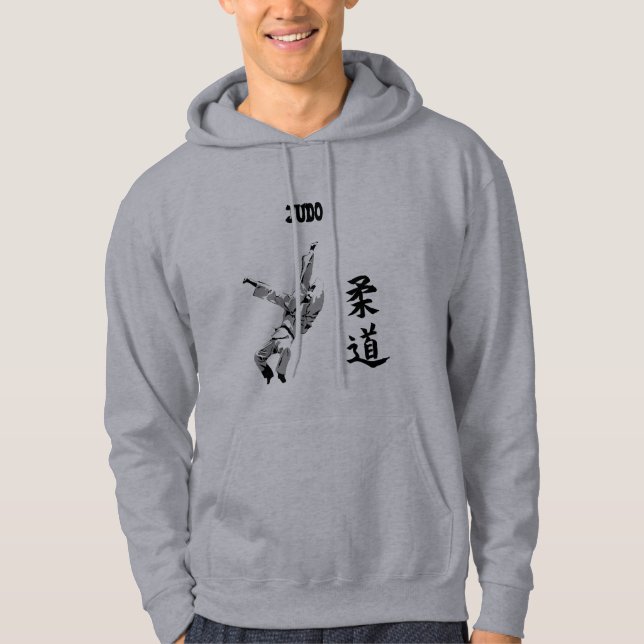Sweat - shirt à capuche de judo (Devant)