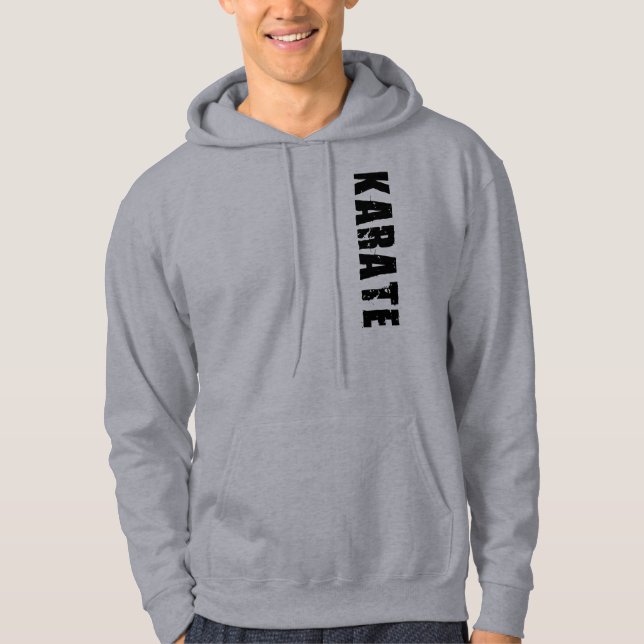 Sweat - shirt à capuche de karaté (Devant)