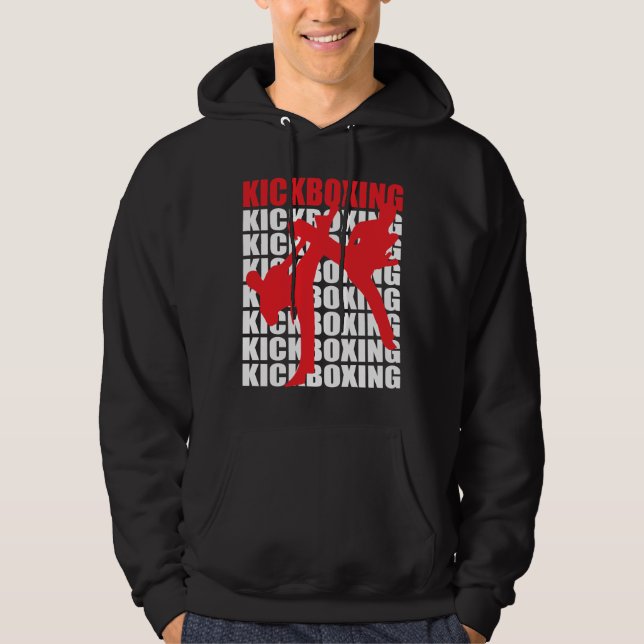 Sweat - shirt à capuche de Kickboxing (Devant)
