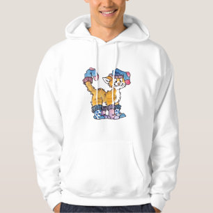 Sweat - shirt à capuche de Kitty de chaussette