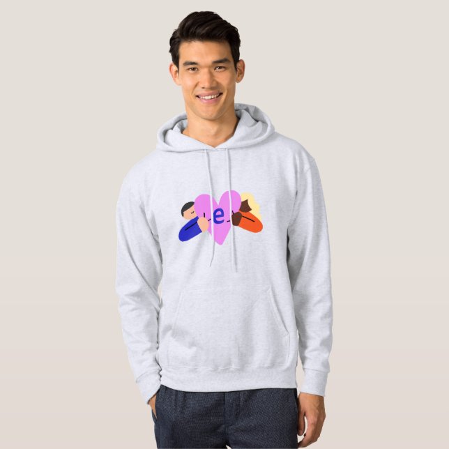 Sweat - shirt à capuche de la Compassion EH (Devant entier)