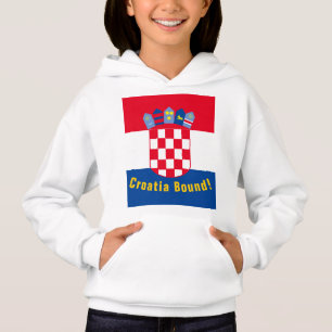 Sweat - shirt à capuche de la fille liée par la Cr