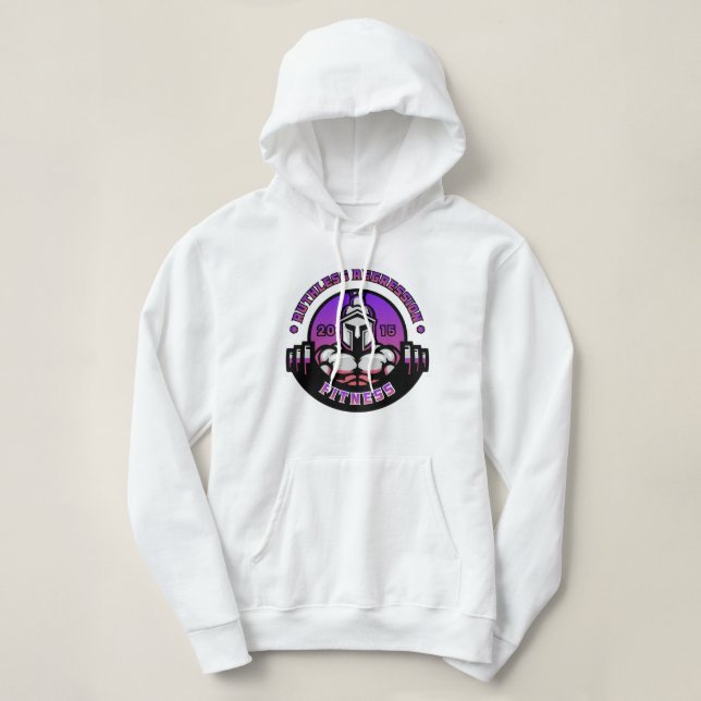 Sweat - shirt à capuche de la guerrière de la cond (Design devant)