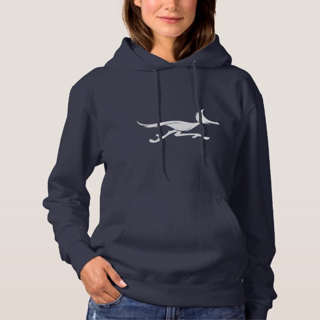 Sweat - shirt à capuche de la marine RVRR féminine (Devant)