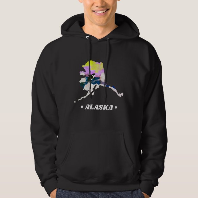Sweat - shirt à capuche de l'Alaska (Devant)