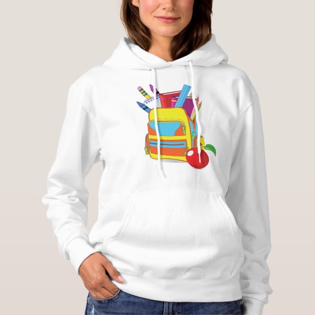 Sweat - shirt à capuche de l'ensemble de l'école (Devant)