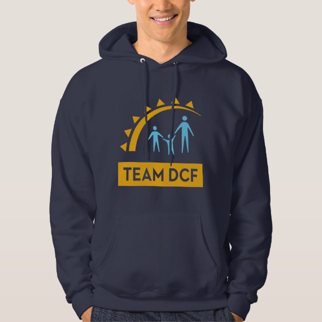 Sweat - shirt à capuche de l'équipe DCF (Devant)