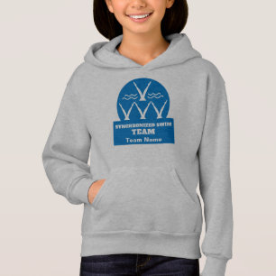 Sweat - shirt à capuche de l'équipe de natation sy