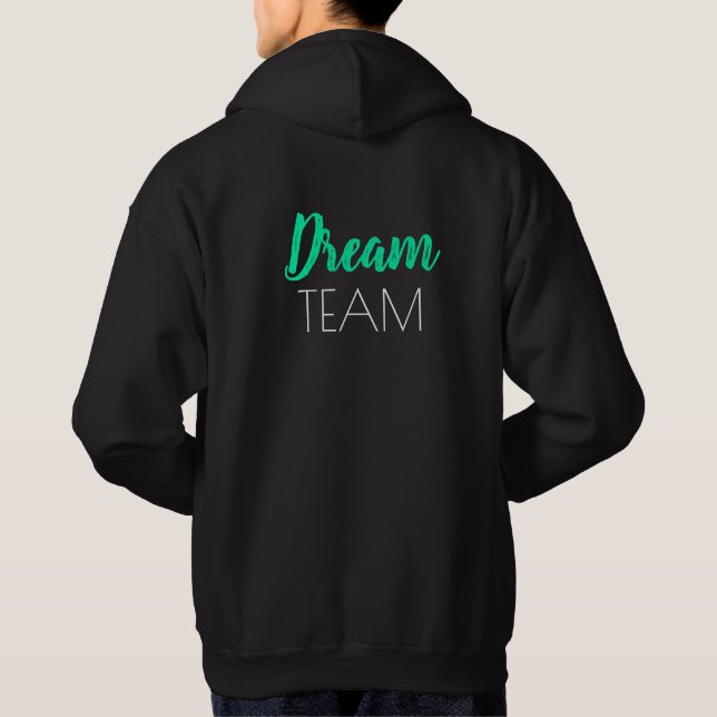 Sweat - shirt à capuche de l'équipe de rêve adulte (Dos)