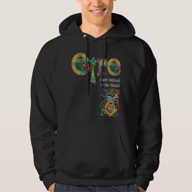 Sweat - shirt à capuche de l'Irlande (Devant)
