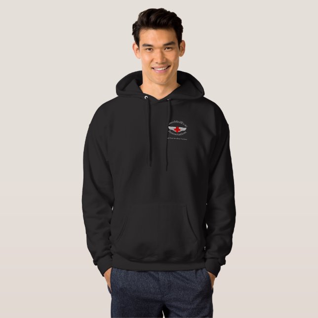 Sweat - shirt à capuche de logo AMÉA double côté a (Devant entier)