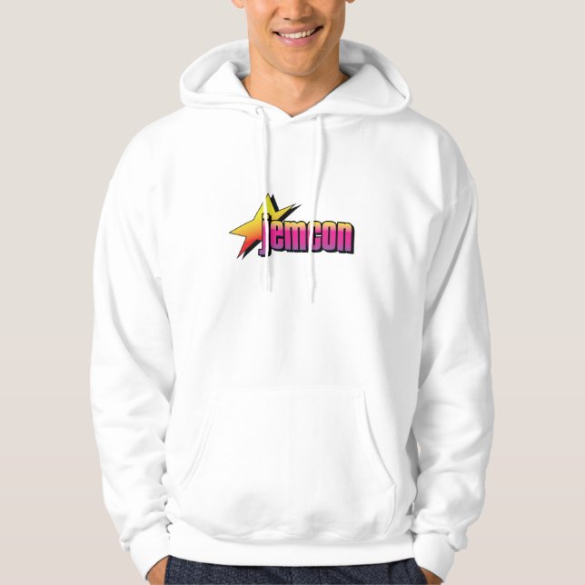 Sweat - shirt à capuche de logo de JemCon (Devant)