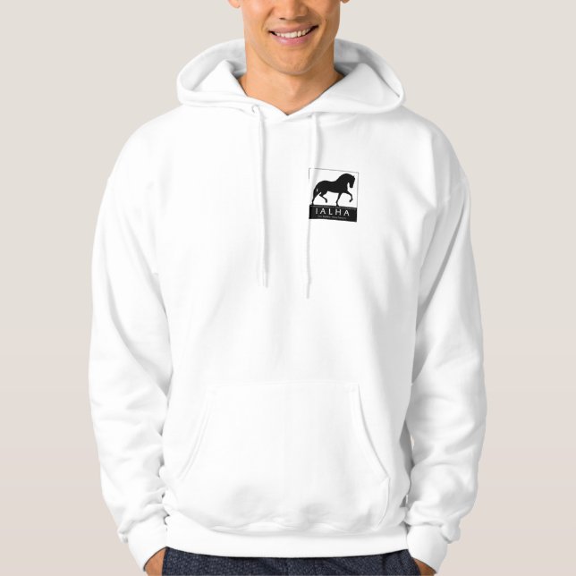 Sweat - shirt à capuche de logo de silhouette (Devant)