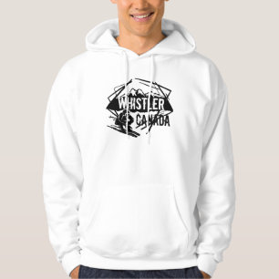 Sweat - shirt à capuche de logo de ski de Whistle