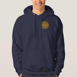 Sweat - shirt à capuche de logo d'or d'automobiles