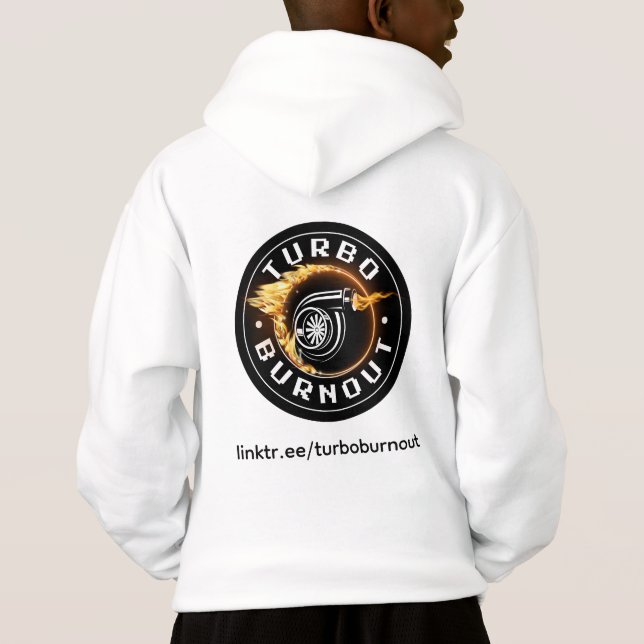 Sweat - shirt à capuche de Merch Turbo Burnout pou (Dos)