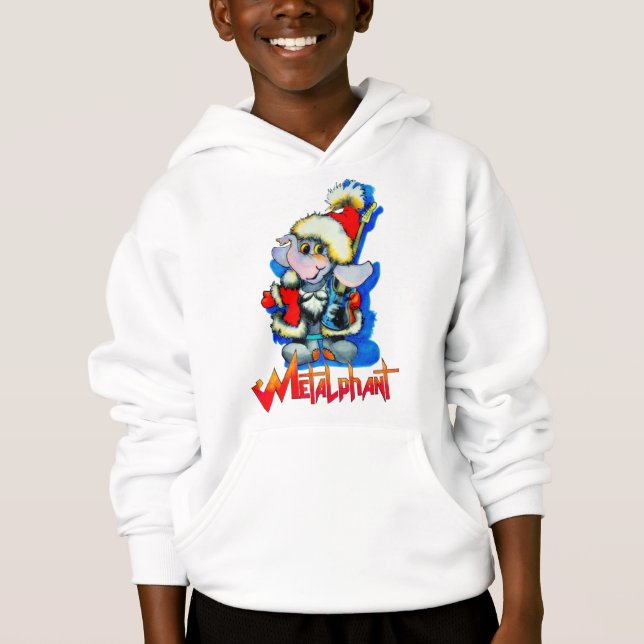 Sweat - shirt à capuche de Metalphant Winter Holid (Devant)