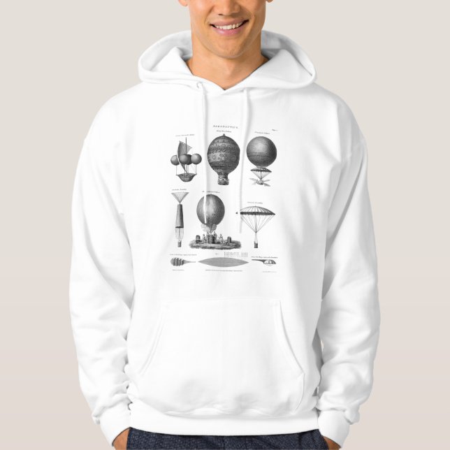 Sweat - shirt à capuche de modèle (Devant)