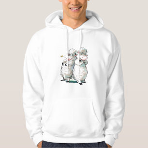 Sweat - shirt à capuche de moutons