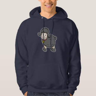 Sweat - shirt à capuche de moutons noirs