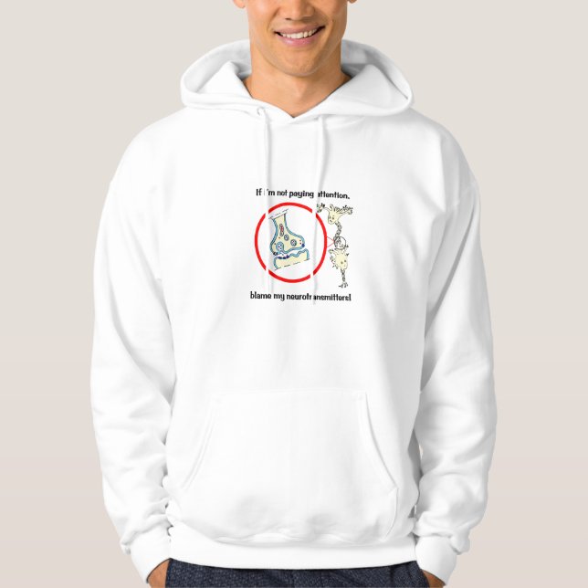 Sweat - shirt à capuche de Neurotransmetteurs (Devant)