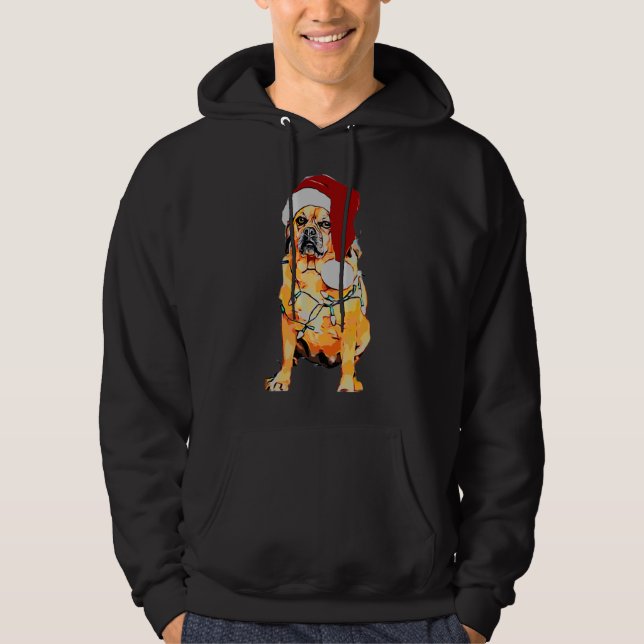 Sweat - shirt à capuche de Noël (Devant)