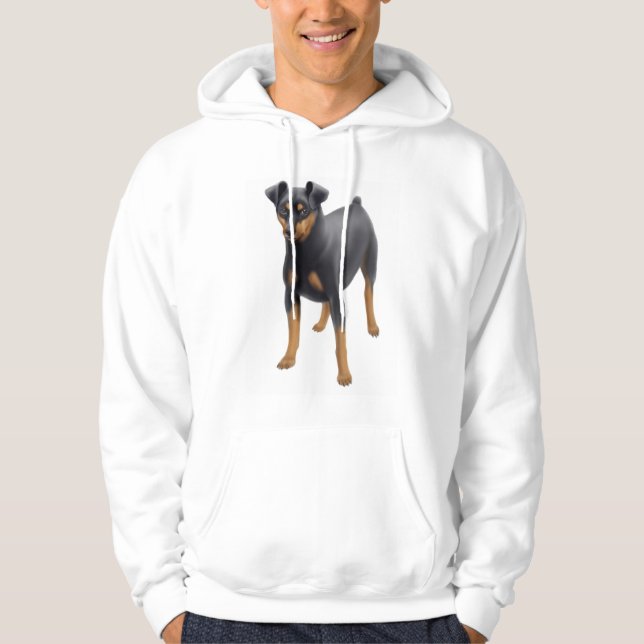 Sweat - shirt à capuche de Pinscher miniature (Devant)