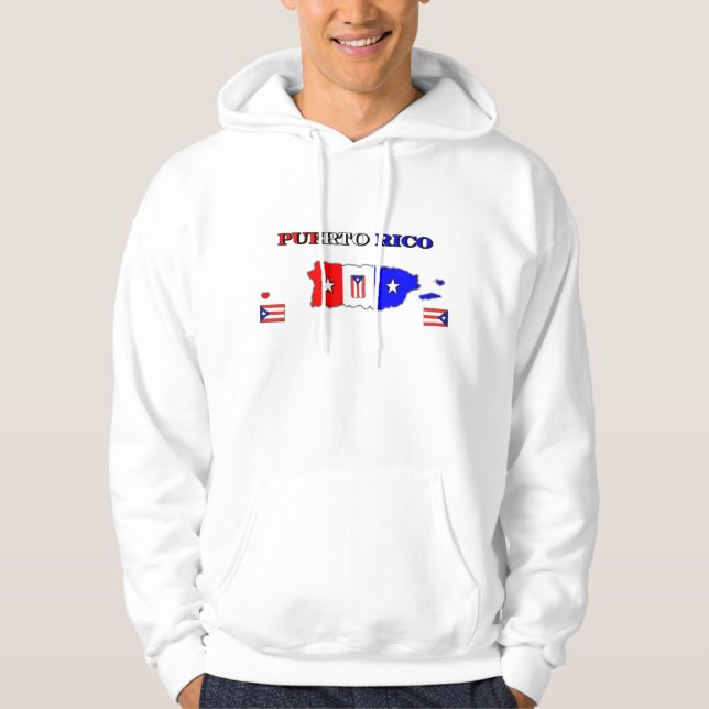 Sweat - shirt à capuche de Porto Rico (Devant)