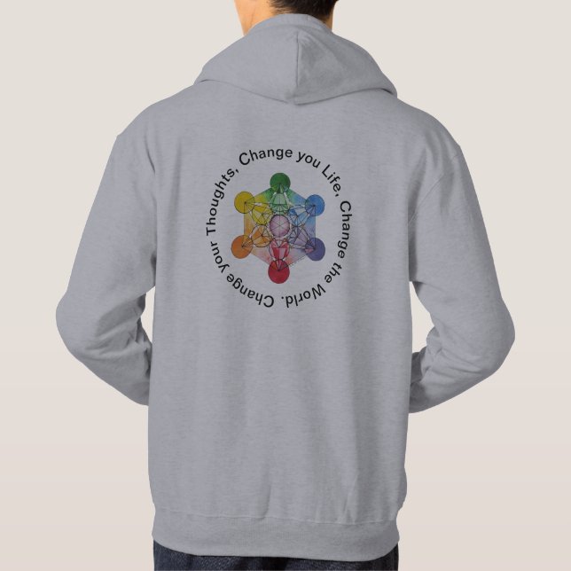 Sweat - shirt à capuche de quanticisme (Dos)