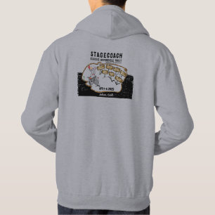 sweat - shirt à capuche de rallye de moto classiqu