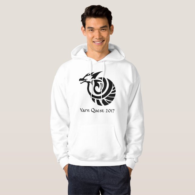 Sweat - shirt à capuche de recherche de fil (Devant entier)