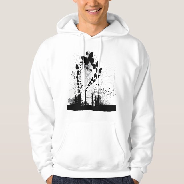 Sweat - shirt à capuche de récupération (Devant)