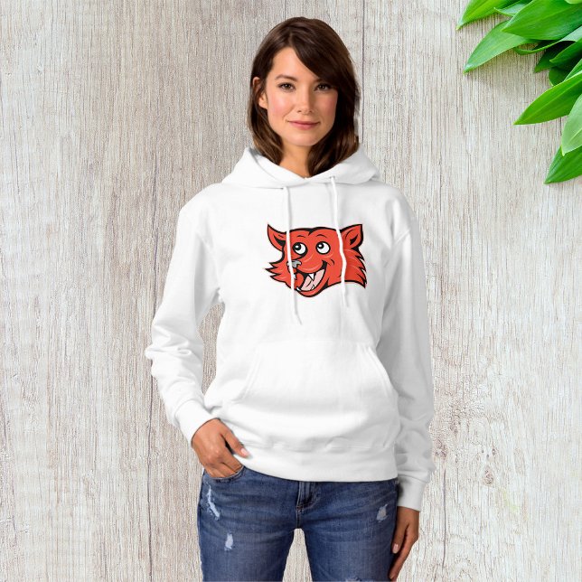 Sweat - shirt à capuche de Red Fox Head (Créateur téléchargé)