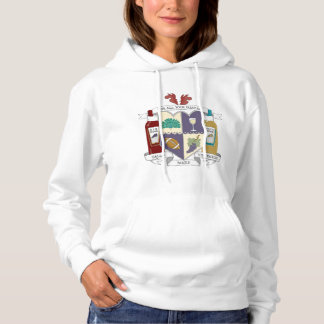Sweat - shirt à capuche de repoussage pour femmes