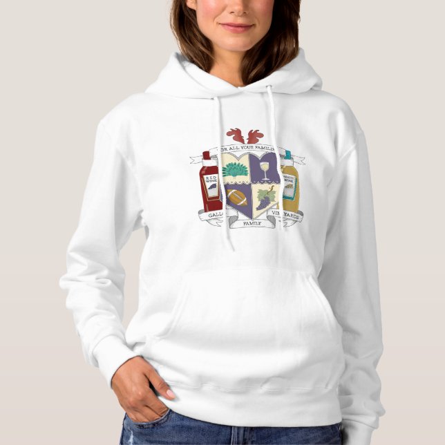 Sweat - shirt à capuche de repoussage pour femmes (Devant)