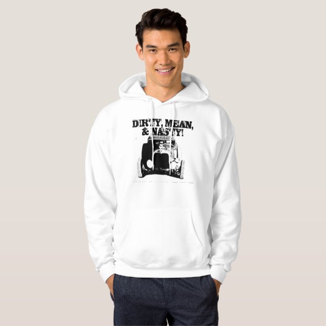 Sweat - shirt à capuche de Rod de rat (Devant entier)