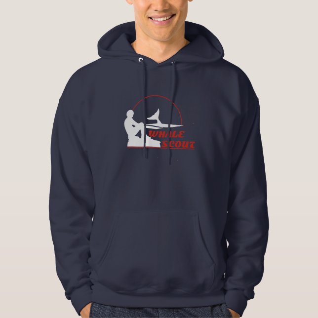 Sweat - shirt à capuche de scout de baleine de (Devant)