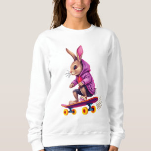 Sweat - shirt à capuche de skateboard Rabbit